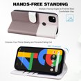 thumbnail image 3 of Compatible with Google Pixel 4A 4G Cute Animals Pattern Wallet Case with Card Slots Flip Cover, 3 of 5