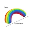 thumbnail image 4 of Rainbow Catnip Cat Toy, Plush Chew Toy With Creative Rainbow Shape, For Cats To Grind Teeth And Bite, Cat Supplies, Plush Cat Pillow For Kittens And Cats, 4 of 6