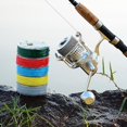 thumbnail image 1 of Pe Línea De Pesca Línea trenzada de PE de 4 hebras, 100 m, líneas de pesca con señuelo multifilamento (0,8/10 libras), 1 of 3