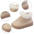 thumbnail image 5 of Quealent Winter Boots for Toddler Boys and Toddler Girls Khaki for Size 8, 5 of 5