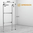 thumbnail image 6 of SereneLife Trampoline Ladder, Weather Resistant Galvanized Steel, Extra-Wide Footsteps, 6 of 6