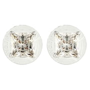Swarovski Attract Rhodium Plated Stud Earrings