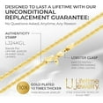 thumbnail image 5 of LIFETIME JEWELRY 5mm Rope Chain Necklace 24k Real Gold Plated- Women and Men (36 inches), 5 of 6