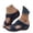 Navy, variant on Modisza Orthopedic Wedge Sandals for Women Summer Casual Floral Platform Open Toe Slides Wide Width Comfortable Beach Slippers Black 5.5