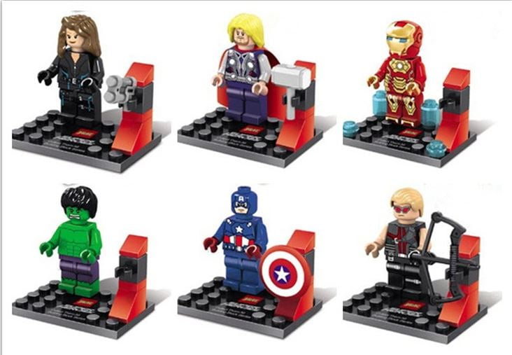 lego minifigures marvel