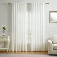 thumbnail image 3 of Martha Stewart Barrington 3/4", Adjustable Curtain Rod and Finial Set, Brushed Brass, Gold, 66'' - 120'' Long, 3 of 6