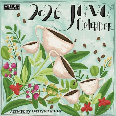 Wells Street by Lang, Java 2026 Wall Calendar, 12'' X 12'', 12-Month Calendar with No Binding