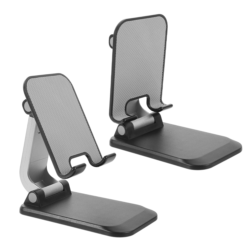 MRLESS 2-Pack Foldable Adjustable Phone Stand for Desk, Cell Phone Holder Mount, Tablet Support for Home and Office Use
