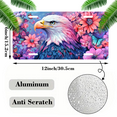 thumbnail image 2 of 1 Pcs 2D Flat License Plate Covers & Frames, Eagle among Flowers For Decorative Front, Waterproof For Decoration Aluminum License Plate Covers & Frames Cover For Men Women, 12" X 6", 2 of 7