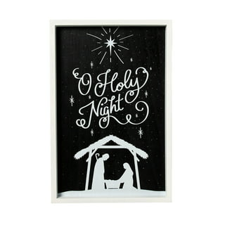 Church Banner - Bright Holy Night - O Holy Night