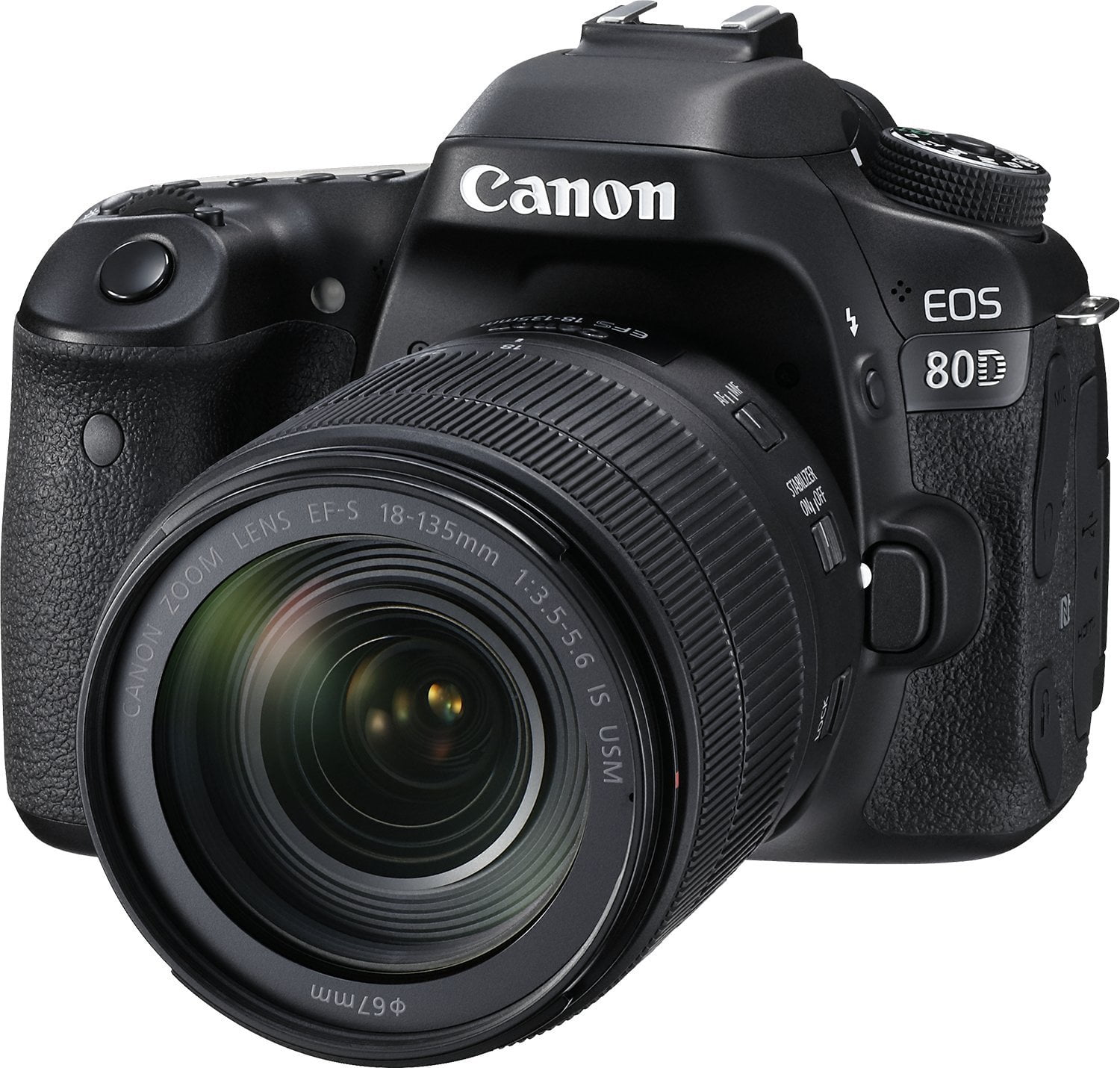 Restored Canon EOS 80D Digital SLR Kit +EF-S 18-135mm f/3.5-5.6