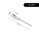 thumbnail image 1 of Vajilla de Metal de acero inoxidable para el hogar, mini tenedor para fruta, cuchara de postre dorada, tenedor, cuchara Fivean unisex, 1 of 2