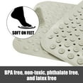 thumbnail image 3 of Bath Tub Mat, 15.74" x 27.55" Anti Slip Bath mat with Suction Cups and Drain Holes, Machine Washable, Rectangle, Slip Proof, Mold Resistance, 3 of 6