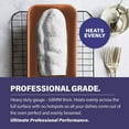 thumbnail image 3 of Gotham Steel Bakeware Loaf Pan – Nonstick XL 9.7” x 5.75” x 2.8” Full Size Loaf Pan, Even Heat & Non-Warp, with Ultra Nonstick Ceramic Coating, Metal Utensil & Dishwasher Safe, Copper, 3 of 8