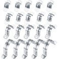 thumbnail image 1 of 20 clips para tubos de acero inoxidable 304, 16 mm/20 mm/32 mm/50 mm UT, 1 of 5