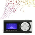 thumbnail image 4 of Ensemble de Lecteur de Musique MP3, Mini Écran LCD à Pince Arrière Facile à Utiliser, Pince Sportive MP3 à Durée de Vie Plus Longue avec Lampe de Poche LED pour l'Exercice Argent,Noir, 4 of 8