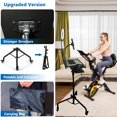 thumbnail image 4 of Asltoy Projecteur Trépied avec Roues Support pour Ordinateur Portable Trépied Projecteur Trépied Support pour Ordinateur Portable Support au Sol Support de Diffusion en Direct Support de Tapis Roulant Support de Musique, 4 of 9