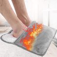 thumbnail image 4 of Electric Foot Heating Pad, Heated Foot Warmer USB Power Supply Large Pocket  for Knees, 4 of 7