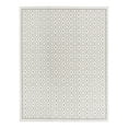 thumbnail image 3 of Unique Loom Outdoor Trellis Collection Area Rug - Kafes (7' 10" x 10' Rectangle Ivory/Gray), 3 of 7
