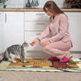thumbnail image 4 of Coffee Vintage Stamp Pattern Kitchen Mats for Floor Set Of 2,Kitchen Rugs Mats with Dirty Resistance,washable,Non-Slip,kitchen Mats 17.7x24+17.7x48inch, 4 of 7