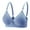 Blue bras, variant on Underwire Bras for Women Comfort Lightly Lined Compression Push up Bra No Rims Wirefree Convertible Adjustable Strap Underwear