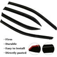 thumbnail image 5 of SEBLAFF Side Window Deflector Dark Smoke 4-Piece Set Replacement for Corolla 2009 2010 2011 2012 2013, 5 of 7