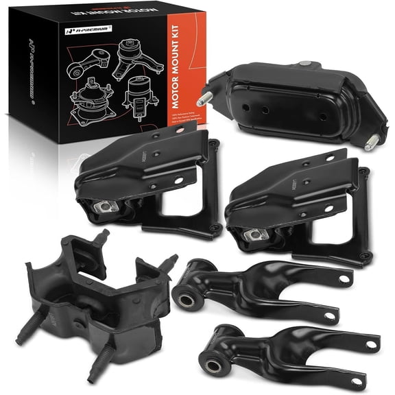A-Premium 6PCS Engine Motor Mount and Transmission Mount Kit Compatible with Chevrolet Impala 2000-2003 & Buick Lacrosse/Allure 2005-2009 & Pontiac Grand Prix, 3.4L 3.6L 3.8L, Automatic Transmission