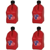 VP Racing Fuels Motorsport 5 Gallon Square Plastic Utility Jug Red 4 Pack