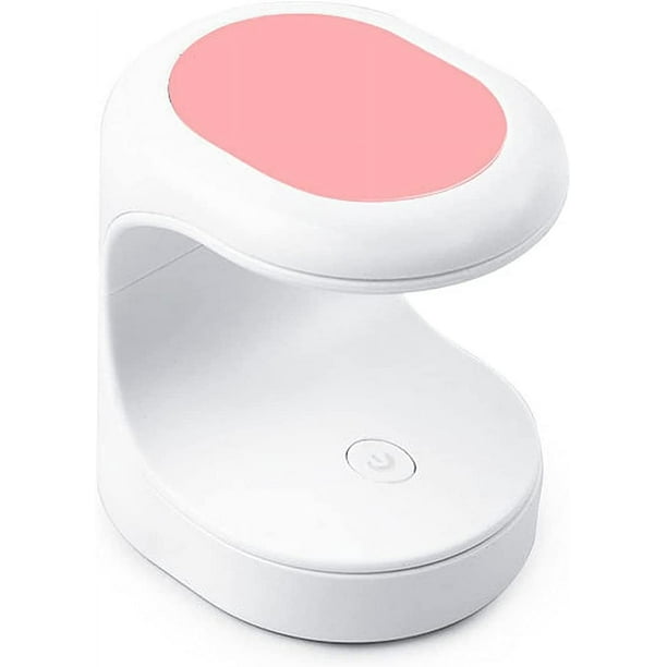 Mini lámpara de uñas UV LED, secador de uñas portátil de un dedo, lámpara UV, esmalte de uñas, lámpara de curado eléctrica, rosa