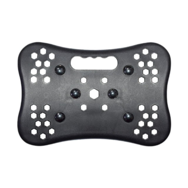 koolsoo Tabouret de Camping Dossier Chaise d'Extérieur Dossier pour Voyager Camping Randonnée Noir