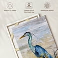 thumbnail image 6 of Elephant Stock Blue Heron Ii Wall Art - Vertical Canvas Wall Art - Dining Room Wall Decor - Animal Canvas - Gray And Beige Decor By Nan - 32" x 48", 6 of 8