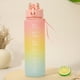 thumbnail image 1 of Botella de agua de color degradado de 1000 ml Botella deportiva de gran capacidad para viajes (D), 1 of 5