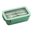 thumbnail image 1 of Boovnll Bento Box, Children's Lunch Box Water Cup Set Sealed Leak-Proof Compartment Lunch Box Lunch, Bento Box Adult, Bento Box for Kids, Lunch Box Containers, 1 of 5