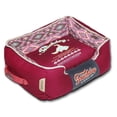 thumbnail image 2 of Touchdog 70's Vintage-Tribal Throwback Diamond Patterned Ultra-Plush Rectangular-Boxed Dog Bed, 2 of 2