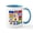 White/Blue Inside, variant on CafePress - Canadian Provinces Mugs - 11 oz Ceramic Mug - Novelty Coffee Tea Cup