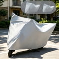 thumbnail image 1 of Vacemry 2Pcs All Season Waterproof Vehicle Cover, Heavy Duty Motorcycle Bicycle Two Wheel Ride Protection Against Debris Rain Sun Wind Snow, Outdoor Storage Use, Motorcycle Cover, Bike Cover, Car, 1 of 9
