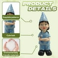 thumbnail image 7 of ICERUN Garden Gnomes,Resin Gnome Elf Nurse Garden Decor for Outside,Sun Resistant Dwarf Outdoor Statues,Style1, 7 of 7