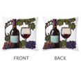 thumbnail image 5 of Set of 2 flowers Throw Pillow Cushion Case, Zip Closure Home Furnishing, 5 of 8
