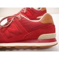 thumbnail image 2 of Men's 13 D M New Balance 574 ML574NEC Classics Collegiate Crimson Red Gum Shoes, 2 of 6