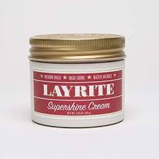 Layrite Super Shine Hair Cream for Men, 4.25 Oz