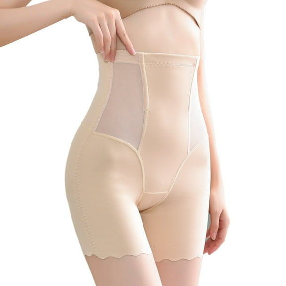 ZUARFY Women Mesh High Waist Body Shaper Shorts Tummy Control Shapewear Thigh Slimmer Seamless Safety Pants Butt Lifter Panties