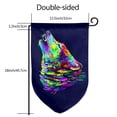 thumbnail image 7 of Wukai Howling Wolf Print Garden Flag 12.5x18 Inch Double Sided Sun-resistant Rain-resistant, Wrinkle-resistant Colorfast(Only Flag), 7 of 7