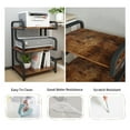 thumbnail image 2 of Natwind 3-Tier Home Office Printer Stand with File Storage Rack with Anti-Skid Pads Floor-Standing Home (Retro), 2 of 8