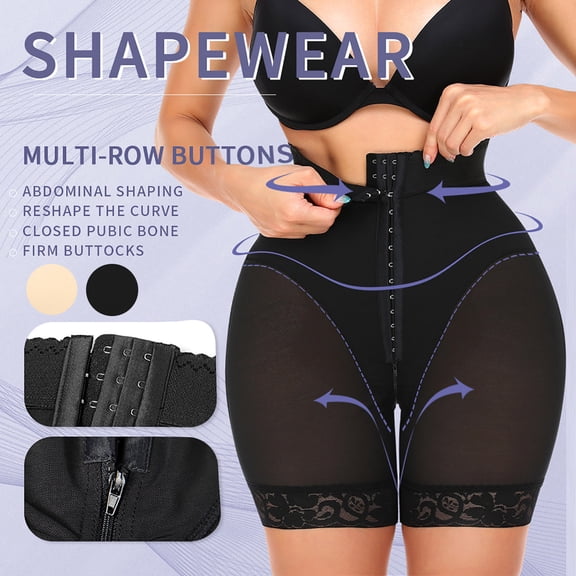 Daiosportswear Shapewear for Women Tummy Control High Waisted Shorts Girdles Fajas Colombianas Body Shaper,Shorts for Women
