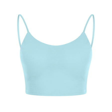 

Shpwfbe Underwear Women Pad Vest Tank Short Chest Movement Tops Sleeveless