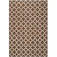 thumbnail image 2 of SAFAVIEH Cambridge Leonard Geometric Wool Area Rug, Dark Brown/Ivory, 9' x 12', 2 of 7