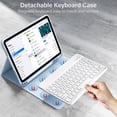 thumbnail image 3 of Funda con Teclado KVTVOU para iPad 11.ª/10.ª Generación 11" Azul, 3 of 9