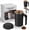 Black, variant on 2026 Upgraded Electric Coffee Mug with Built, Rechargeable Self Stirring Cup with LCD Thermometer for Coffee Milk Cocoa, 304 Stainless Steel Travel Mug
