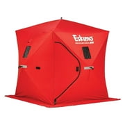Eskimo QuickFish 2 Pop-up Portable Ice Fishing Shelter, Red, 2-Person Capacity, 69151