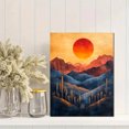 thumbnail image 2 of Qisvanset Framed Canvas Wall Art 12x16 Inch Mid Century Modern Arizona Panoramic Landscape Art, 2 of 5